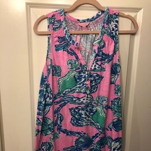 Lilly Pulitzer Essie dress large EUC